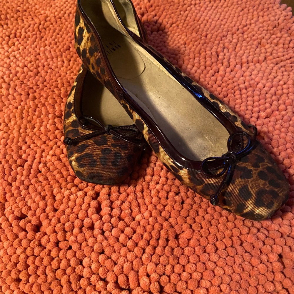 Animal print flats.